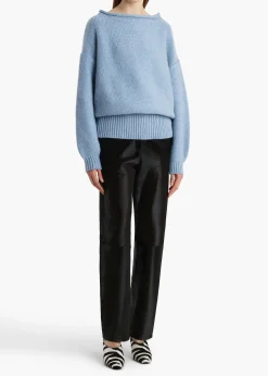 Khaite Knitwear-Jonte Sweater in Polar