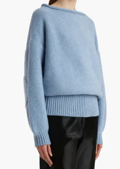 Khaite Knitwear-Jonte Sweater in Polar