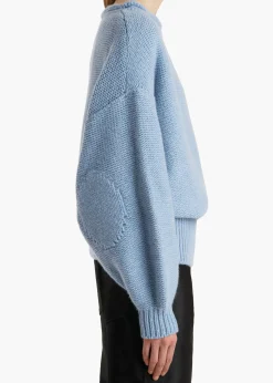 Khaite Knitwear-Jonte Sweater in Polar