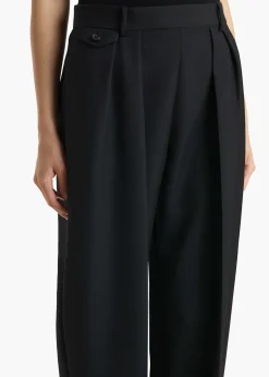 Khaite Pants-Jude Pant in Black