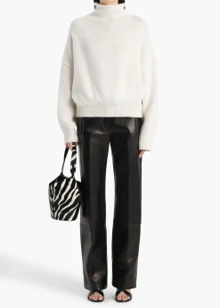 Khaite Knitwear-Juniper Sweater in Glaze
