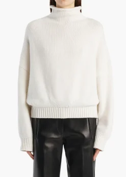 Khaite Knitwear-Juniper Sweater in Glaze