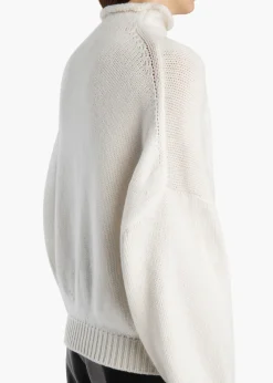 Khaite Knitwear-Juniper Sweater in Glaze