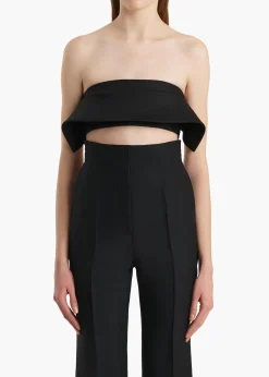 Khaite Shirts & Tops-Kelsi Top in Black