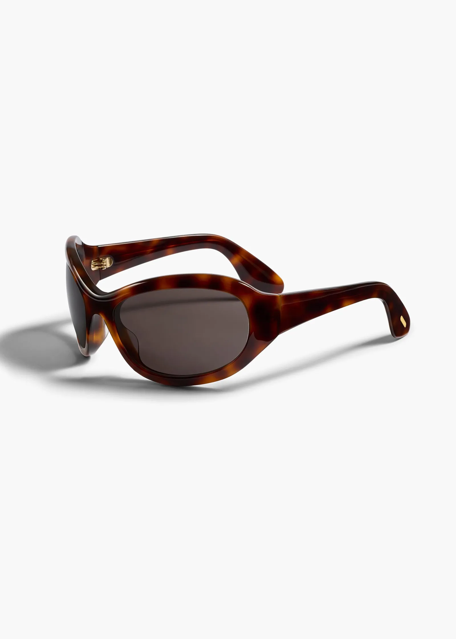 Khaite Eyewear-x Oliver Peoples 1967C in Dark Mahogany and Brown
