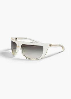 Khaite Eyewear-x Oliver Peoples 1974C in Pale Citrine and Grey Gradient