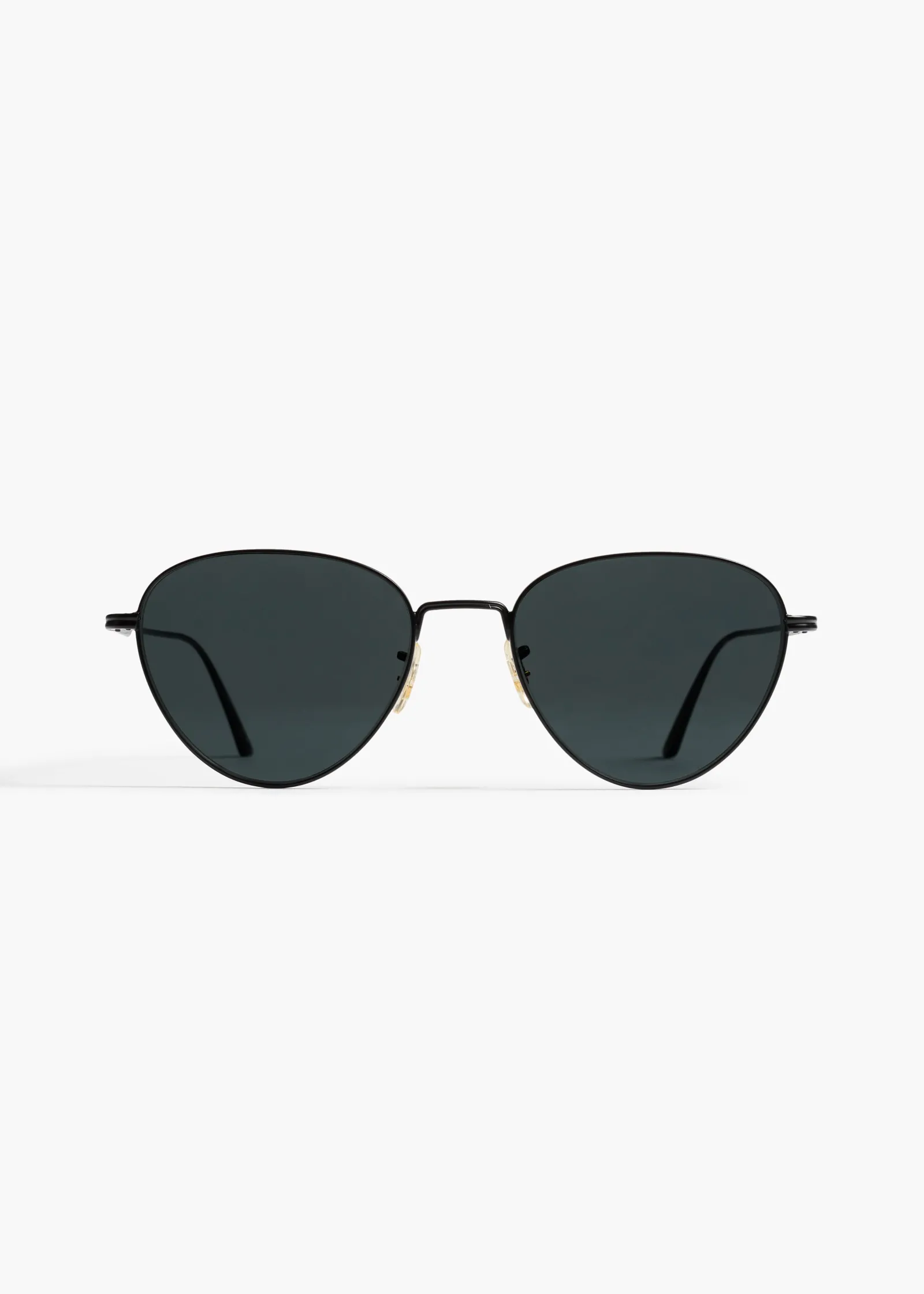 Khaite Eyewear-x Oliver Peoples 1991C in Matte Black and Grey