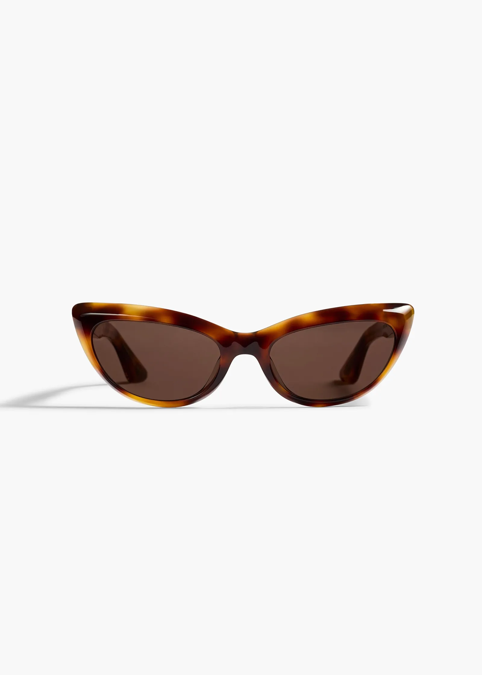 Khaite Eyewear-x Oliver Peoples 1963C in Dark Mahogany and Brown