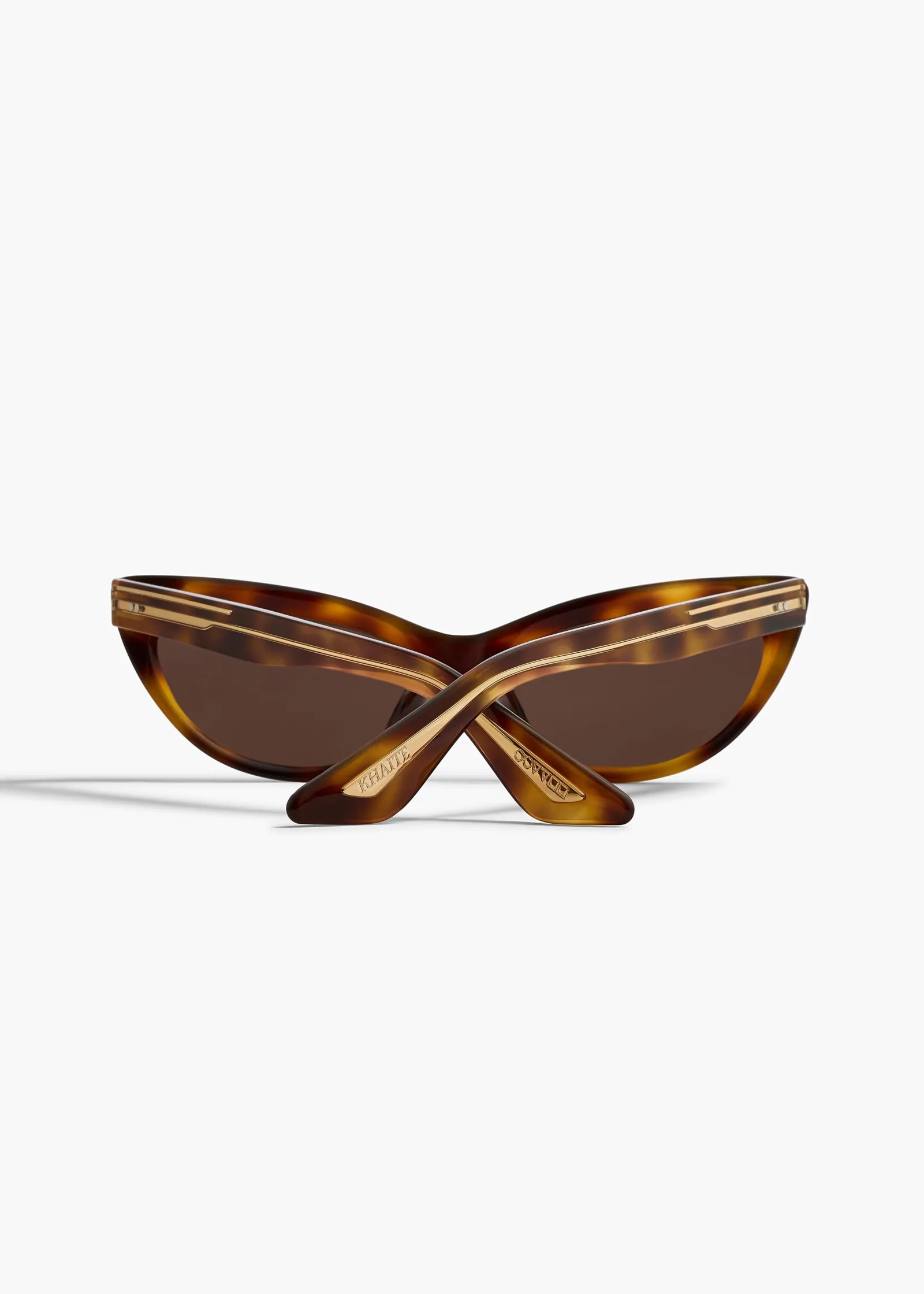 Khaite Eyewear-x Oliver Peoples 1963C in Dark Mahogany and Brown