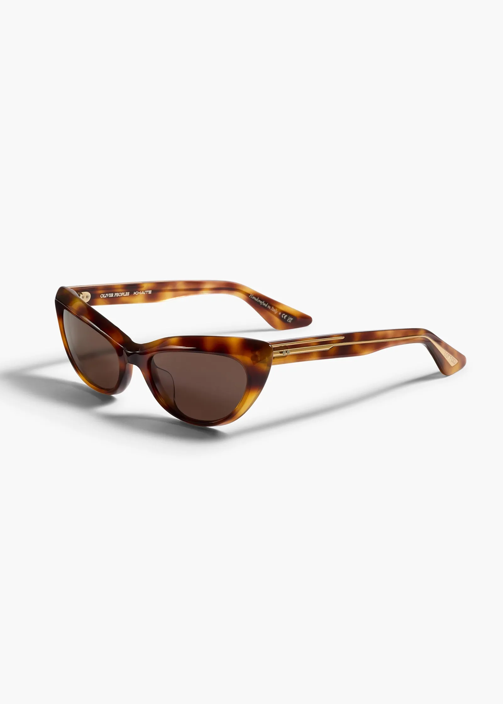 Khaite Eyewear-x Oliver Peoples 1963C in Dark Mahogany and Brown