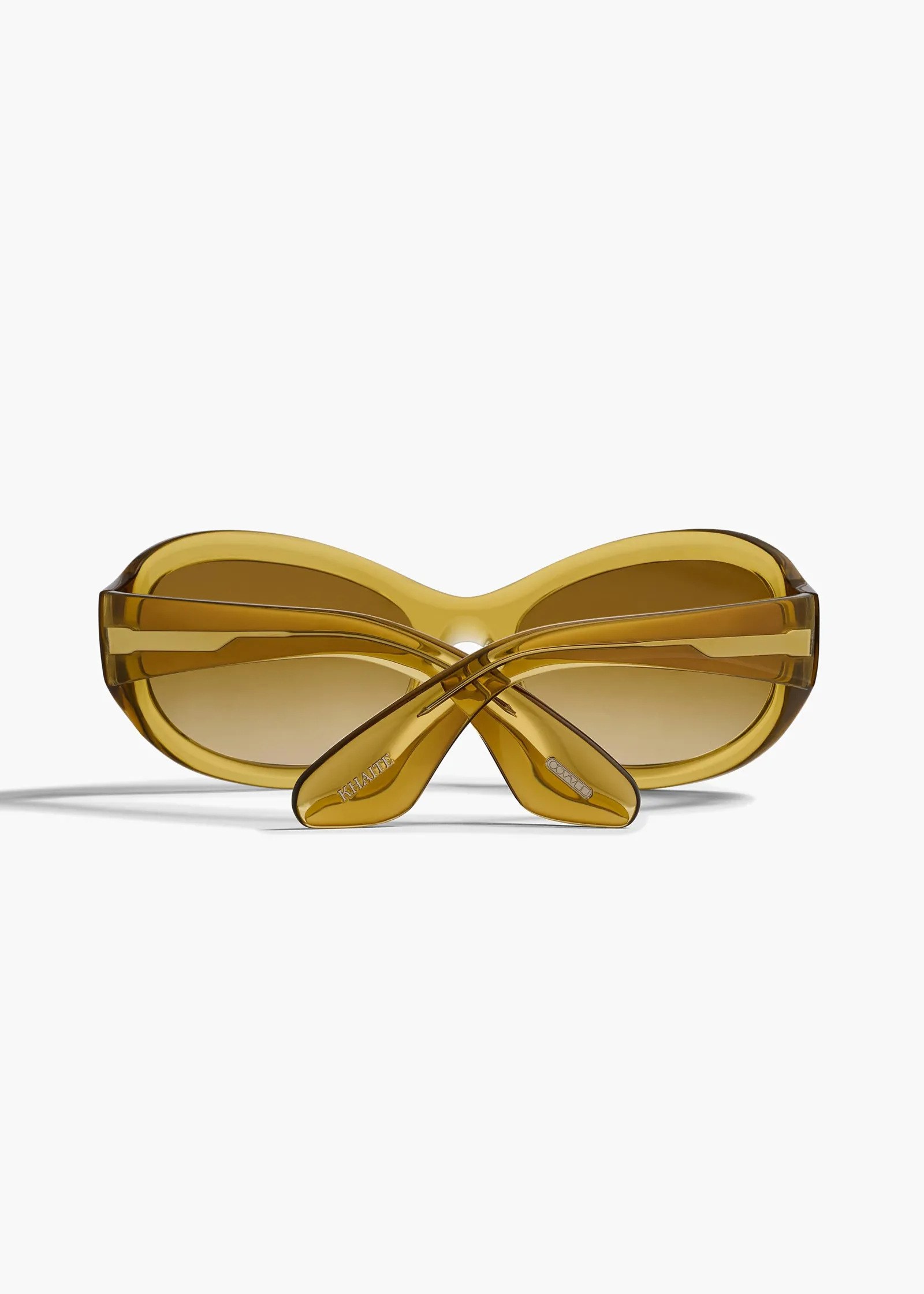 Khaite Eyewear-x Oliver Peoples 1967C in Dark Honey and Amaretto Gradient