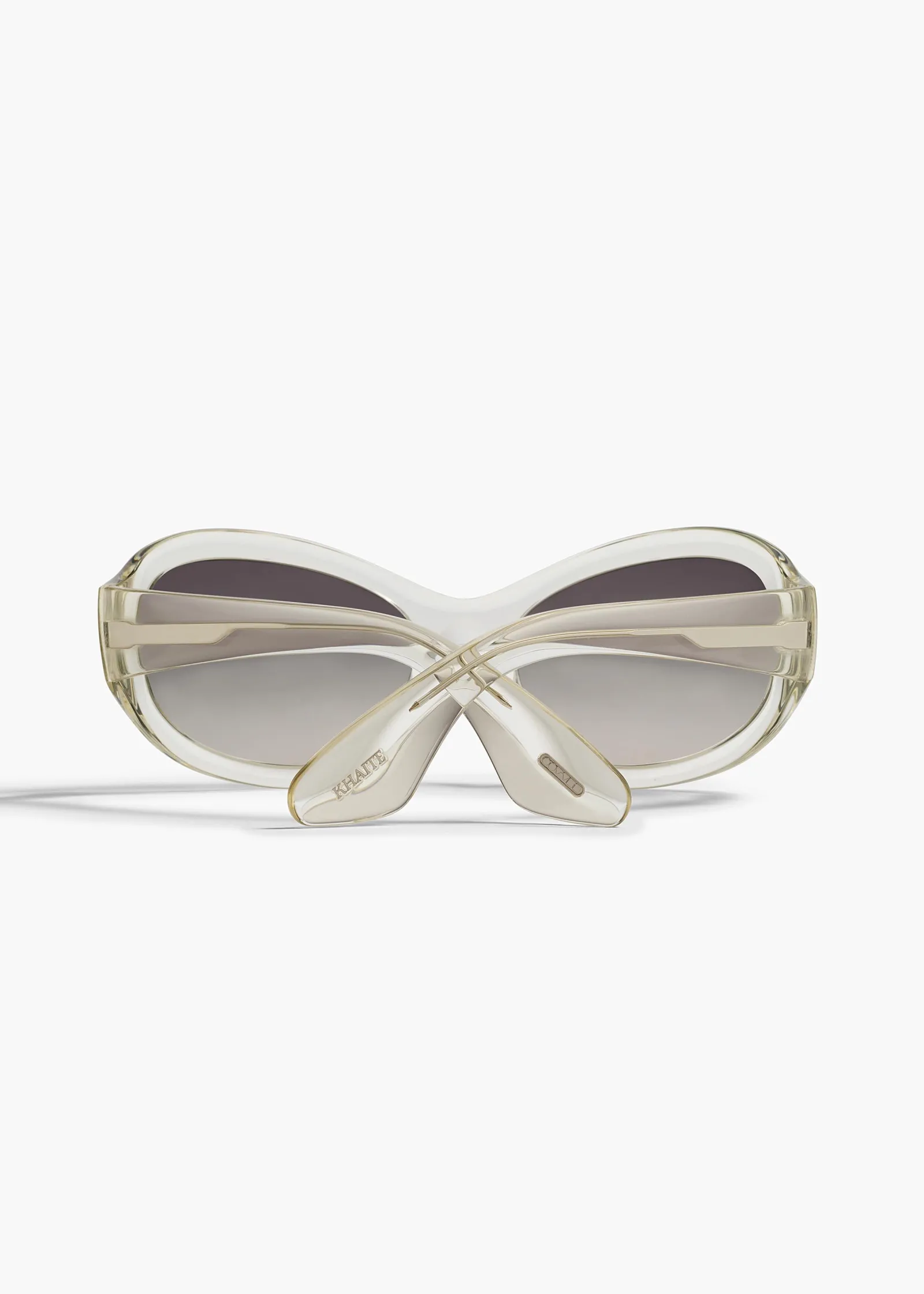 Khaite Eyewear-x Oliver Peoples 1967C in Pale Citrine and Grey Gradient