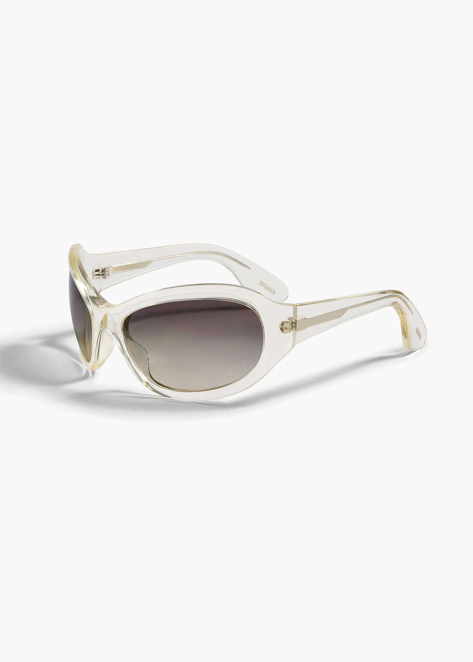 Khaite Eyewear-x Oliver Peoples 1967C in Pale Citrine and Grey Gradient