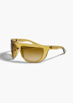 Khaite Eyewear-x Oliver Peoples 1974C in Dark Honey and Amaretto Gradient