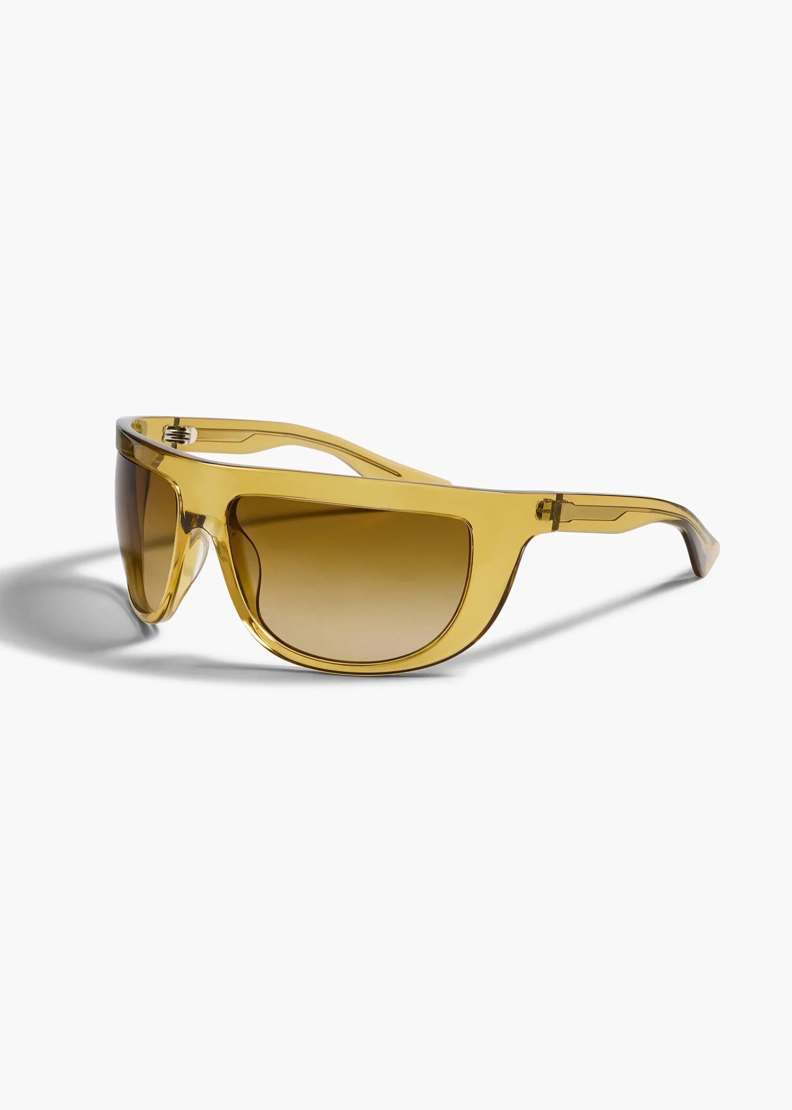 Khaite Eyewear-x Oliver Peoples 1974C in Dark Honey and Amaretto Gradient