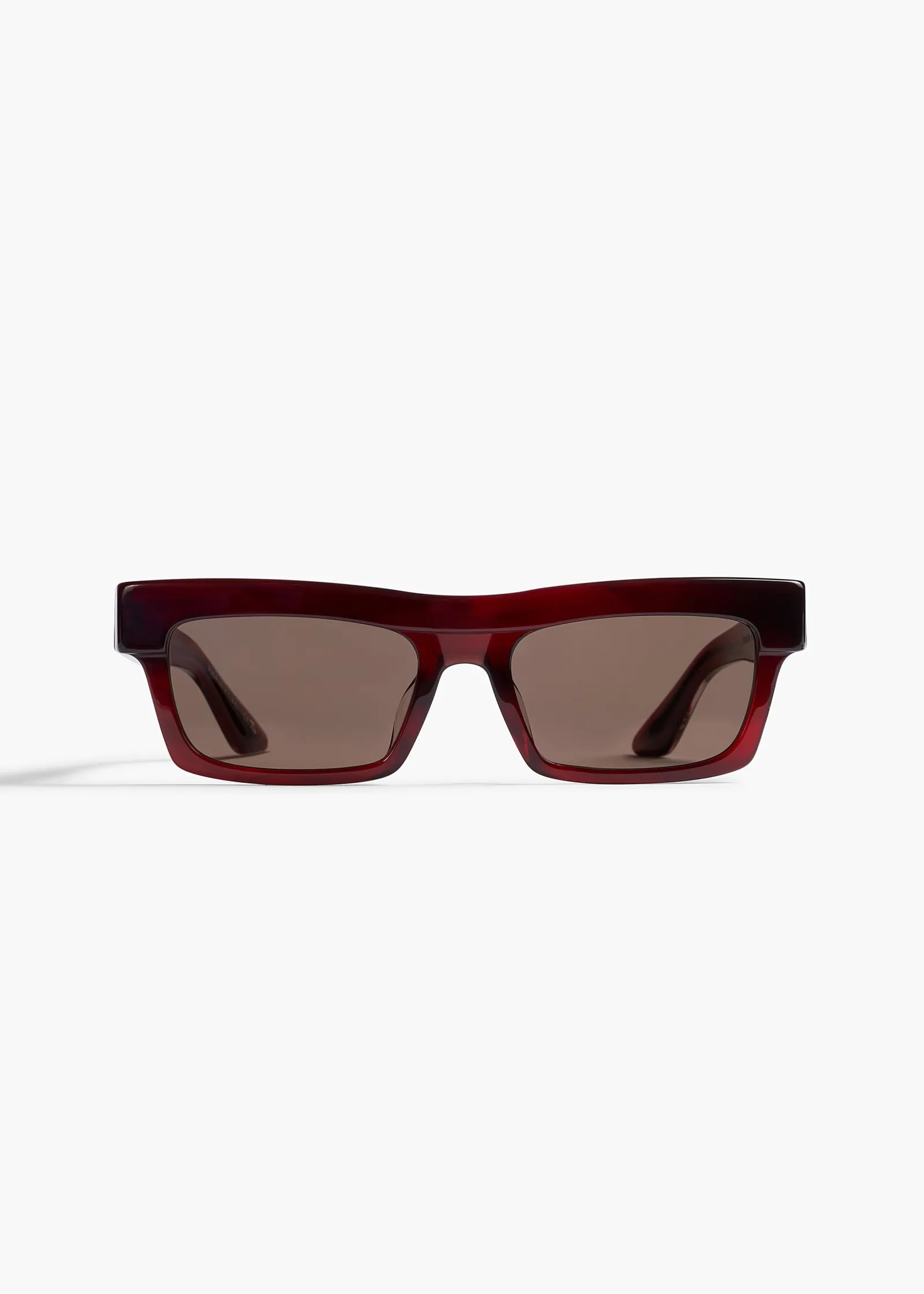 Khaite Eyewear-x Oliver Peoples 1985C in Bordeaux Bark and Brown
