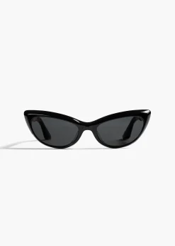 Khaite Eyewear-x Oliver Peoples 1963C in Black and Grey