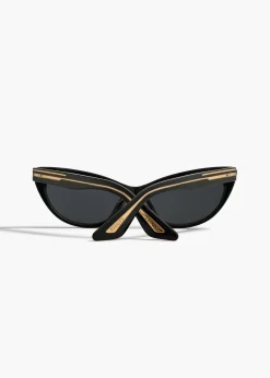 Khaite Eyewear-x Oliver Peoples 1963C in Black and Grey