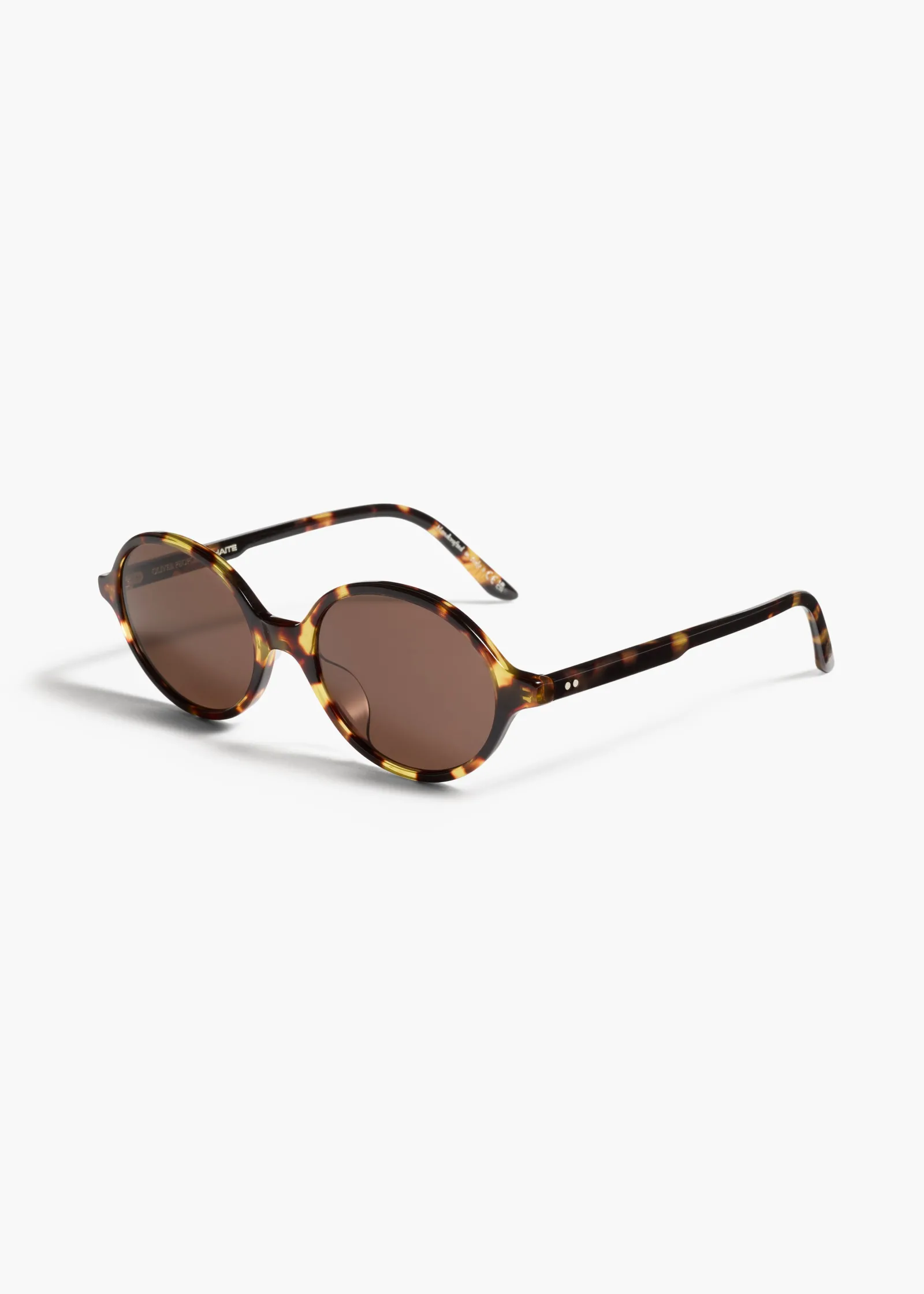 Khaite Eyewear-x Oliver Peoples 2000C in Vintage DTB and Brown