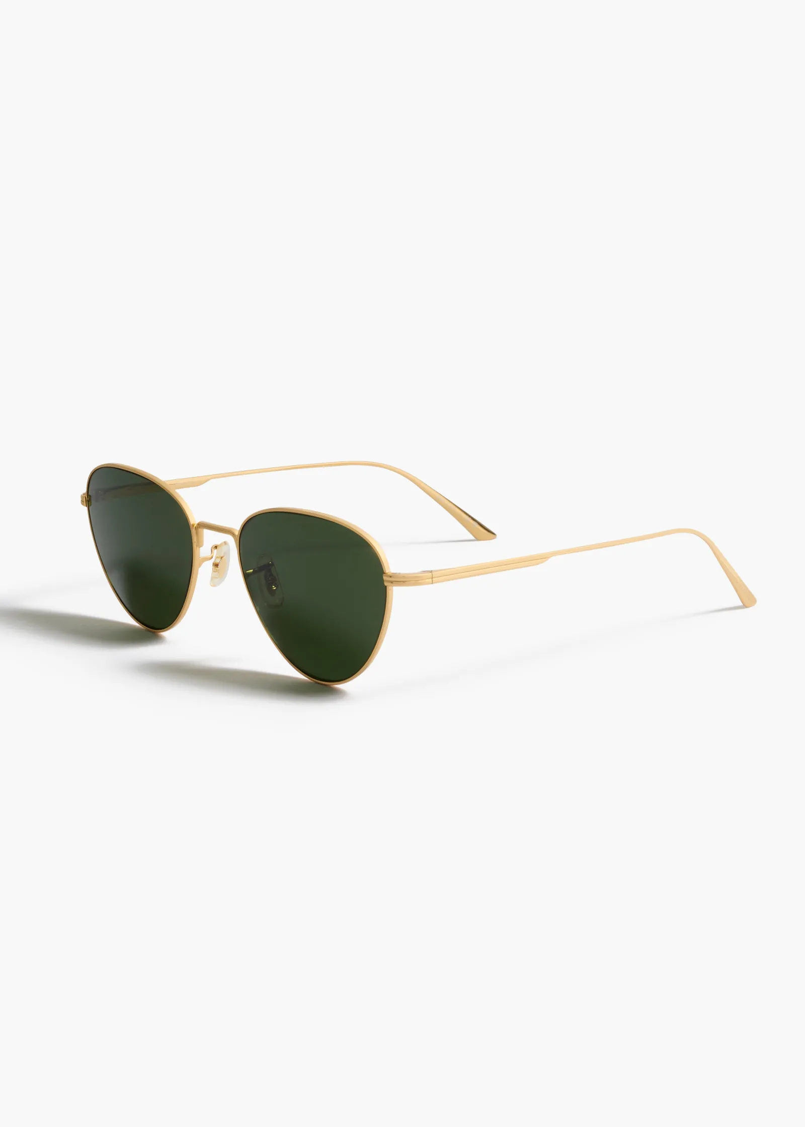 Khaite Eyewear-x Oliver Peoples 1991C in Gold and Green