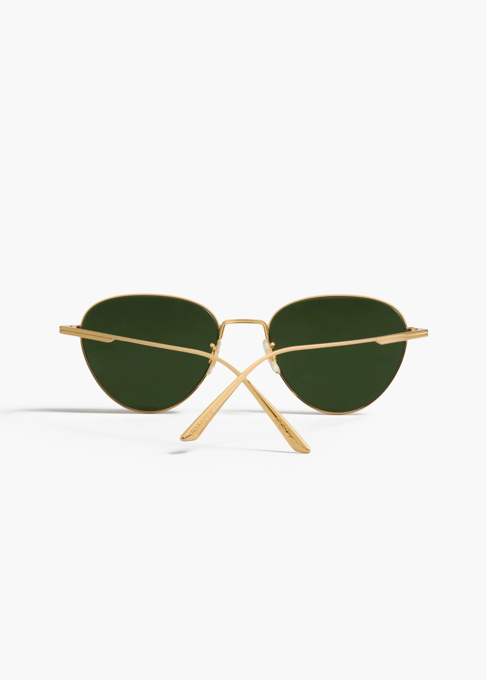 Khaite Eyewear-x Oliver Peoples 1991C in Gold and Green