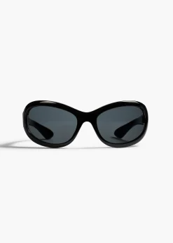 Khaite Eyewear-x Oliver Peoples 1967C in Black and Grey