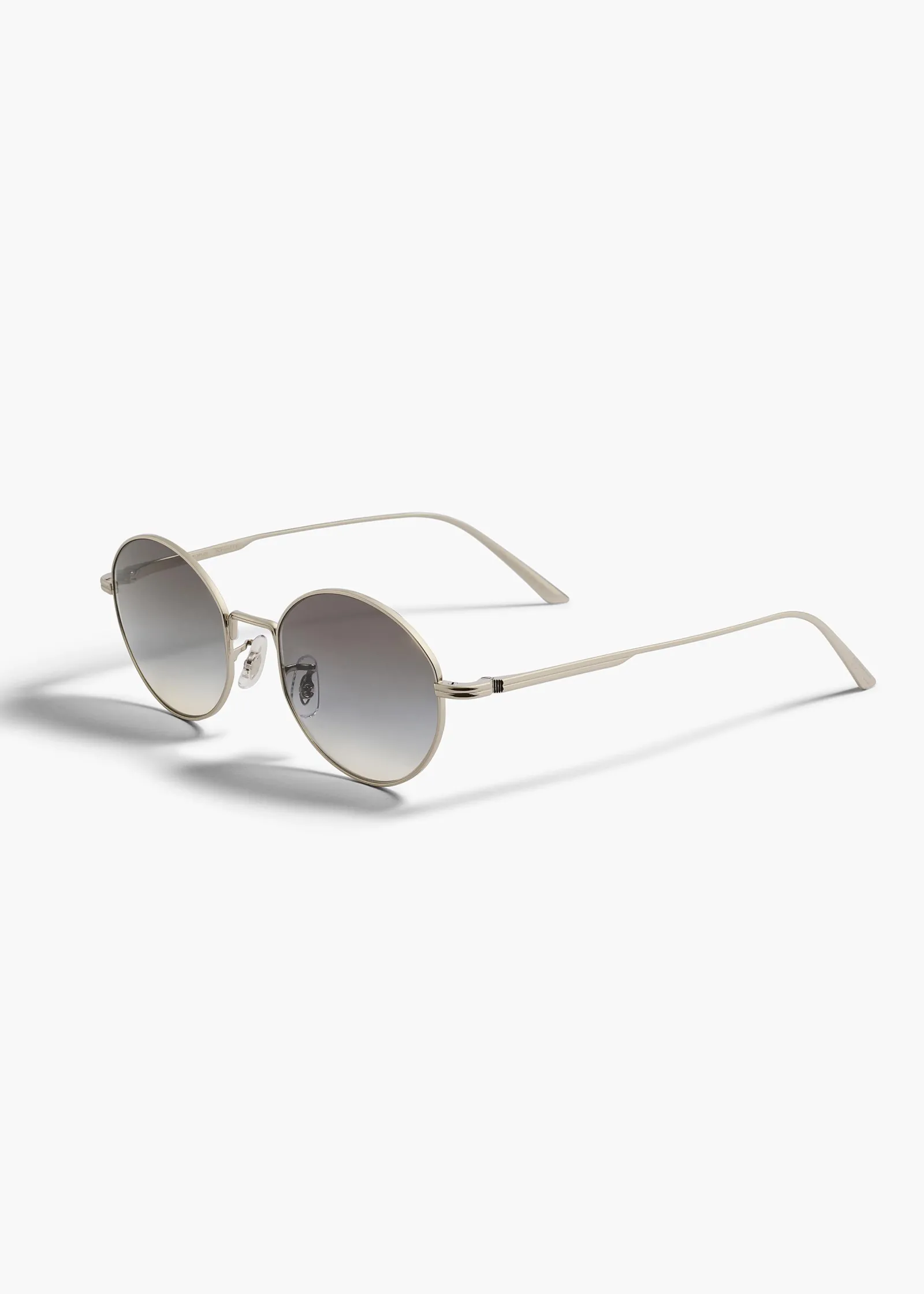 Khaite Eyewear-x Oliver Peoples 1994C in Silver and Grey Gradient