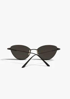 Khaite Eyewear-x Oliver Peoples 1998C in Matte Black and Grey