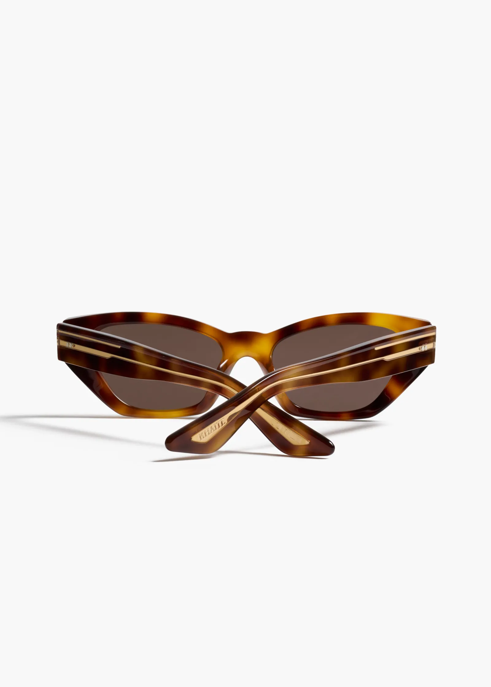 Khaite Eyewear-x Oliver Peoples 1961C in Dark Mahogany and Brown