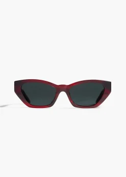 Khaite Eyewear-x Oliver Peoples 1961C in Bordeaux Bark and Grey