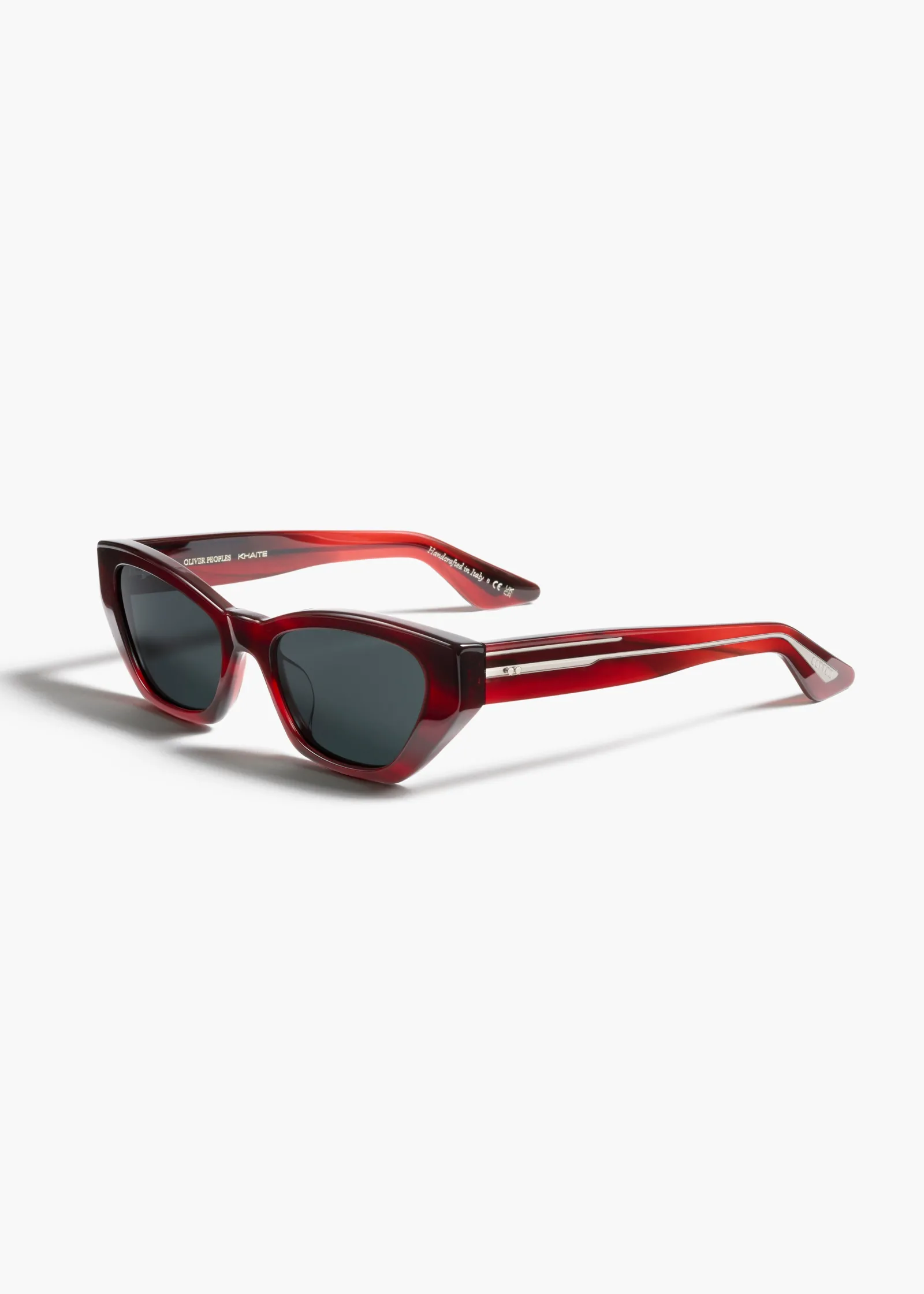 Khaite Eyewear-x Oliver Peoples 1961C in Bordeaux Bark and Grey