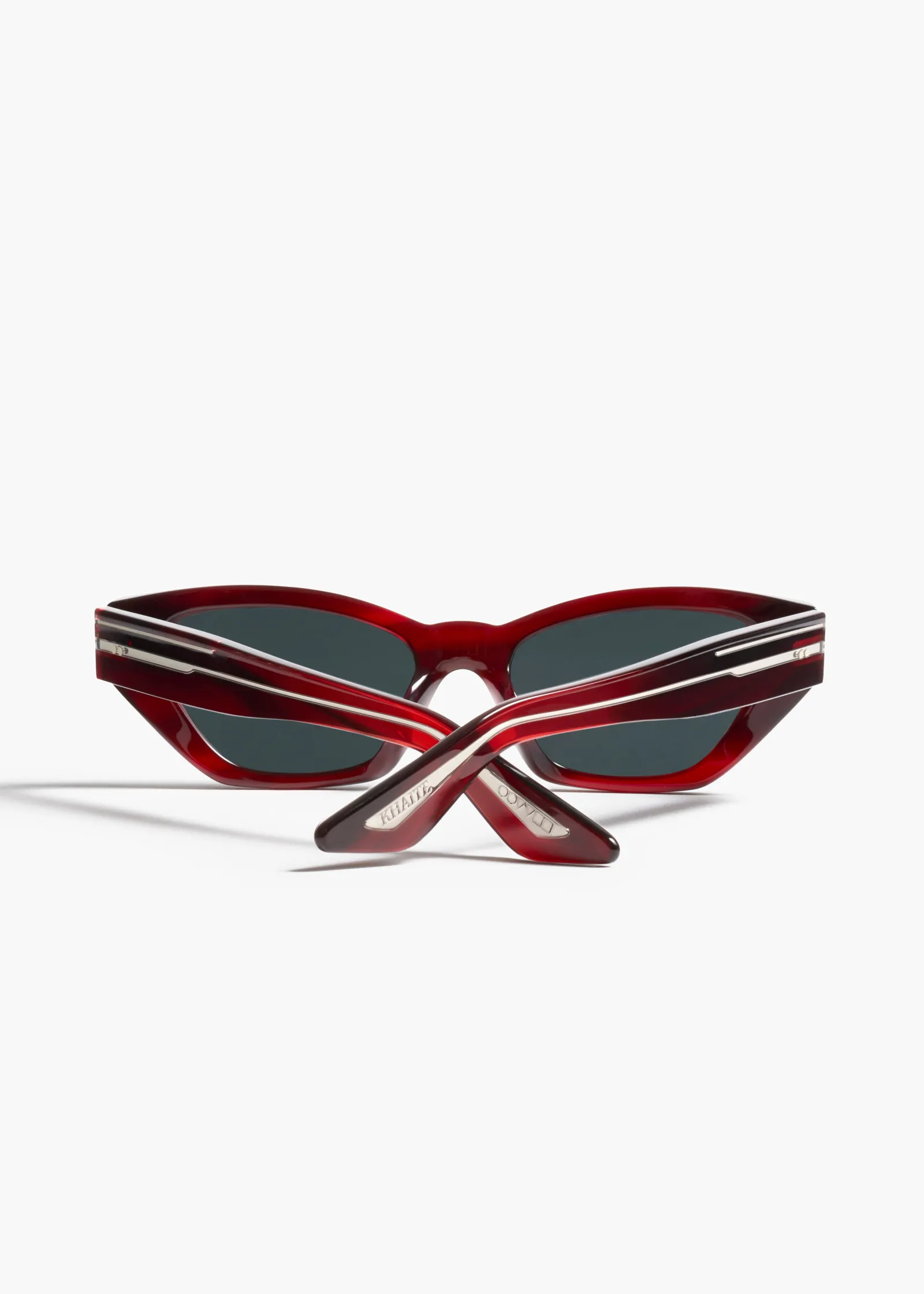 Khaite Eyewear-x Oliver Peoples 1961C in Bordeaux Bark and Grey