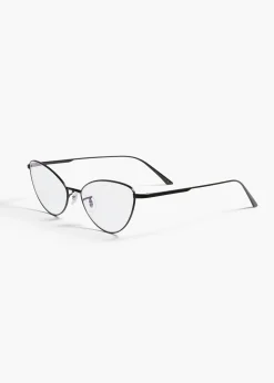 Khaite Eyewear-x Oliver Peoples 1998RX in Matte Black