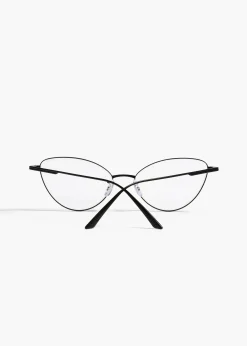 Khaite Eyewear-x Oliver Peoples 1998RX in Matte Black