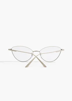 Khaite Eyewear-x Oliver Peoples 1998RX in Silver