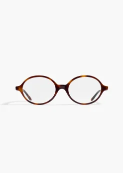 Khaite Eyewear-x Oliver Peoples 2000RX in Dark Mahogany