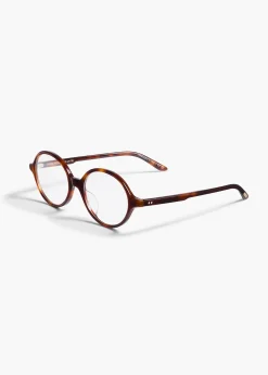 Khaite Eyewear-x Oliver Peoples 2000RX in Dark Mahogany