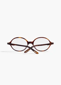 Khaite Eyewear-x Oliver Peoples 2000RX in Dark Mahogany