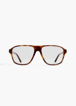 Khaite Eyewear-x Oliver Peoples 1978RX in Dark Mahogany
