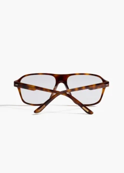Khaite Eyewear-x Oliver Peoples 1978RX in Dark Mahogany