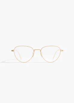 Khaite Eyewear-x Oliver Peoples 1991RX in Gold