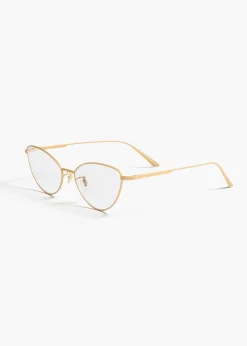 Khaite Eyewear-x Oliver Peoples 1998RX in Gold