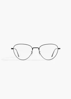 Khaite Eyewear-x Oliver Peoples 1991RX in Matte Black