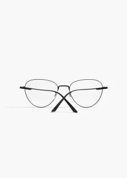 Khaite Eyewear-x Oliver Peoples 1991RX in Matte Black