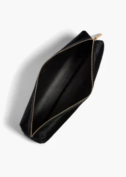 Khaite Pouches-Kye Pencil Case in Black Haircalf