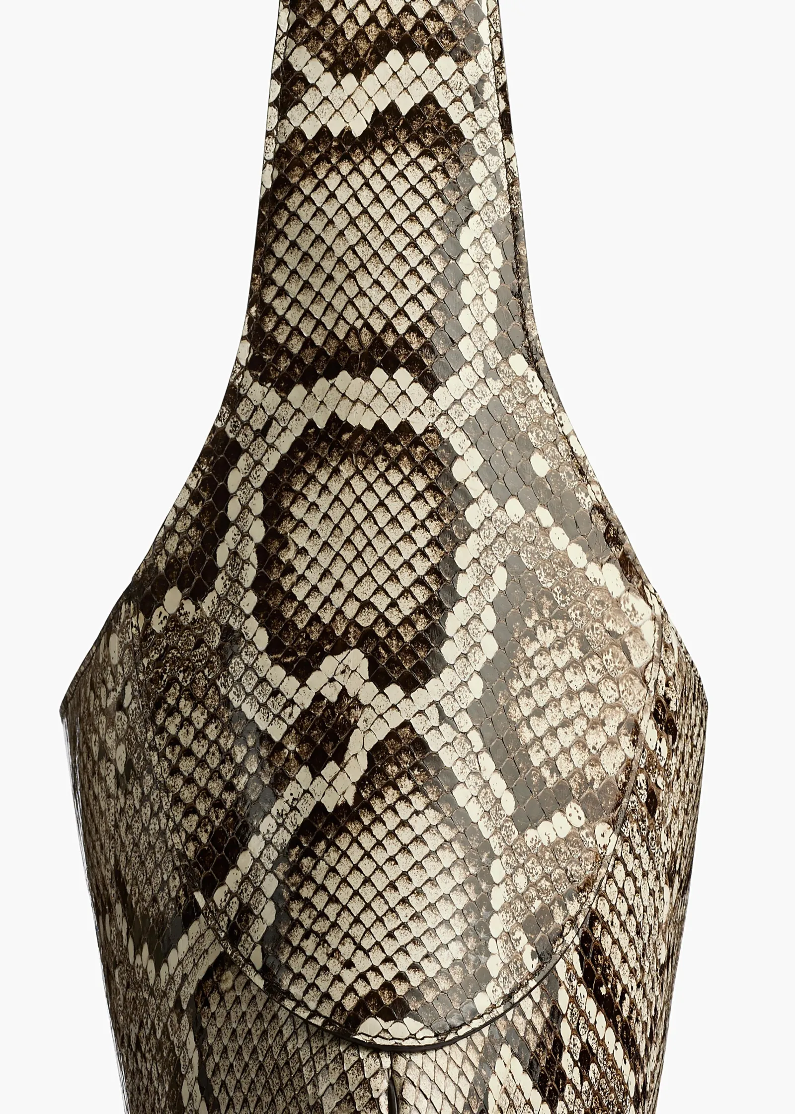 Khaite Shoulder Bags-Large Joan Hobo in Natural Python