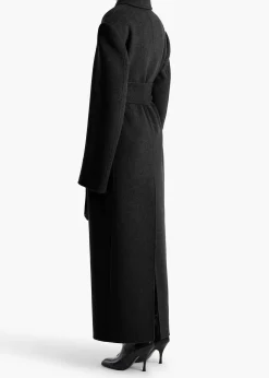 Khaite Outerwear & Coats-Lea Coat in Black