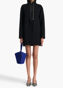 Khaite Leather|Dresses-Lee Dress in Black