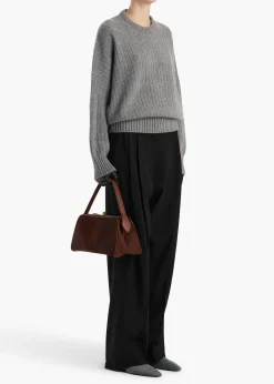 Khaite Knitwear-Lennox Sweater in Fog