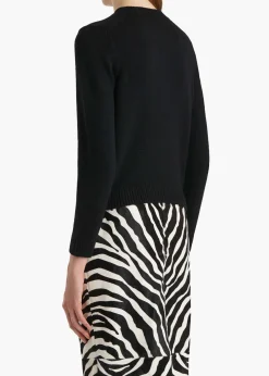 Khaite Knitwear-Leta Sweater in Black